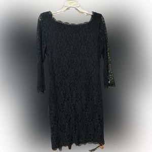 DVF lace dress